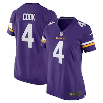 womens nike dalvin cook purple minnesota vikings game jerse